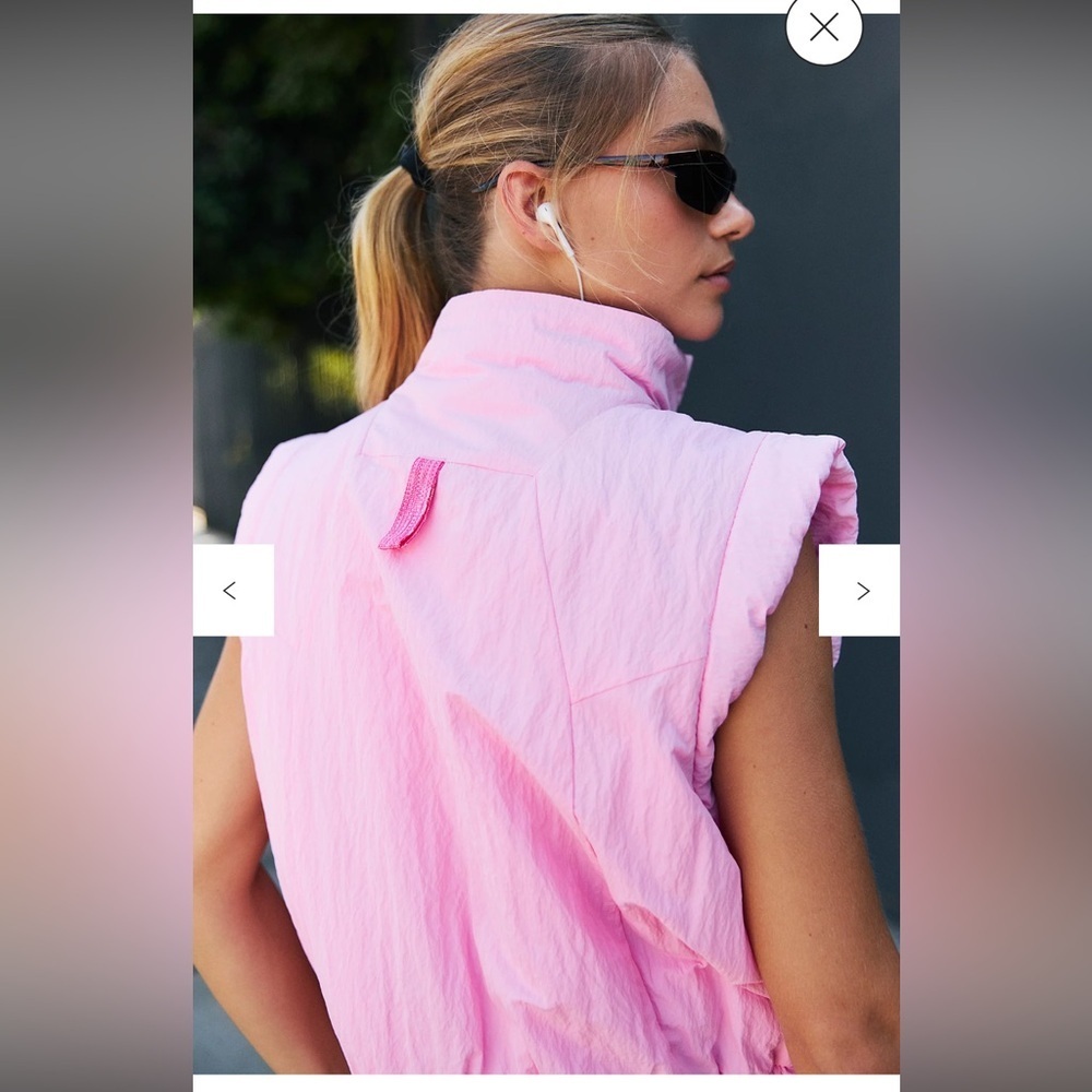 Free People Care FP Scrunch Time Puffer Vest XS - Picture 2 of 7